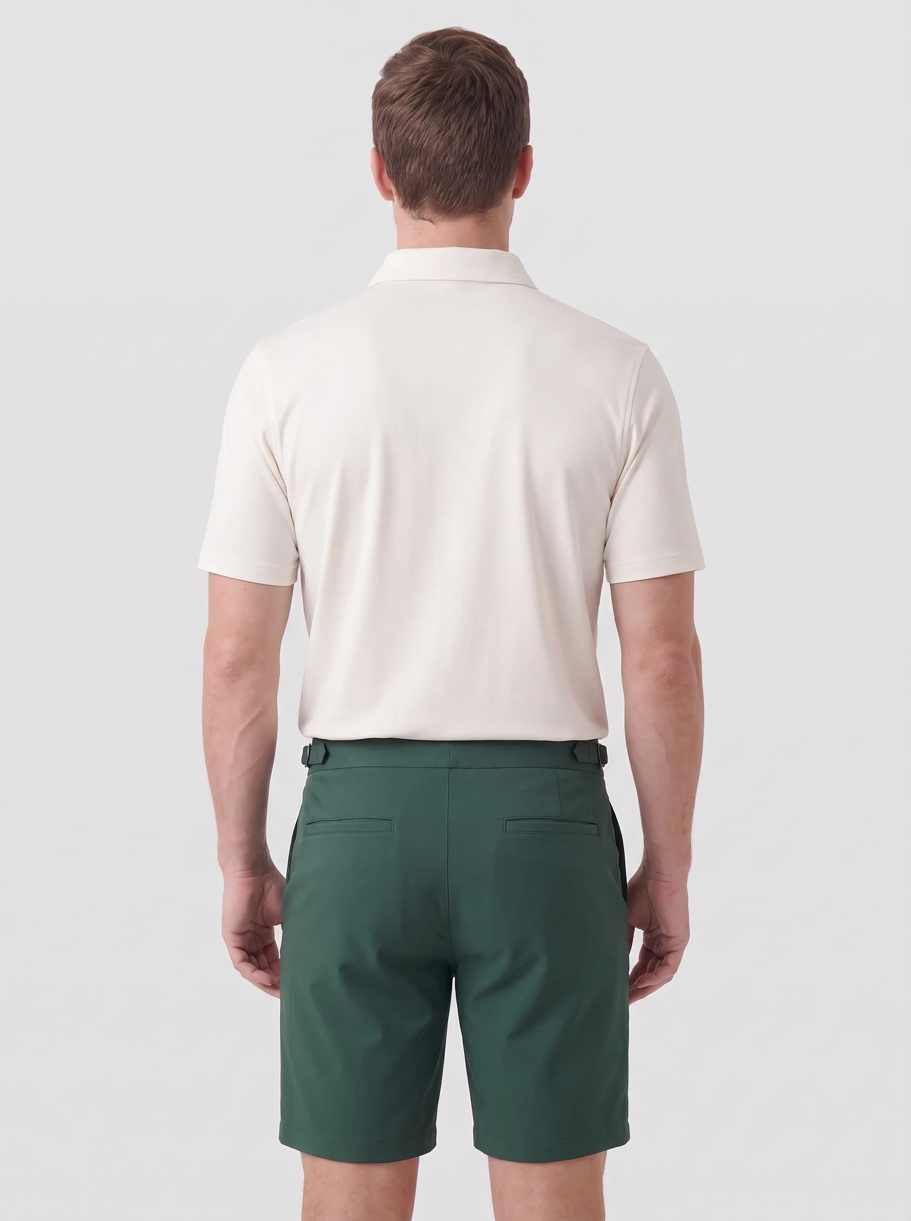 Forest Side Tab Golf Short, men shorts, back view