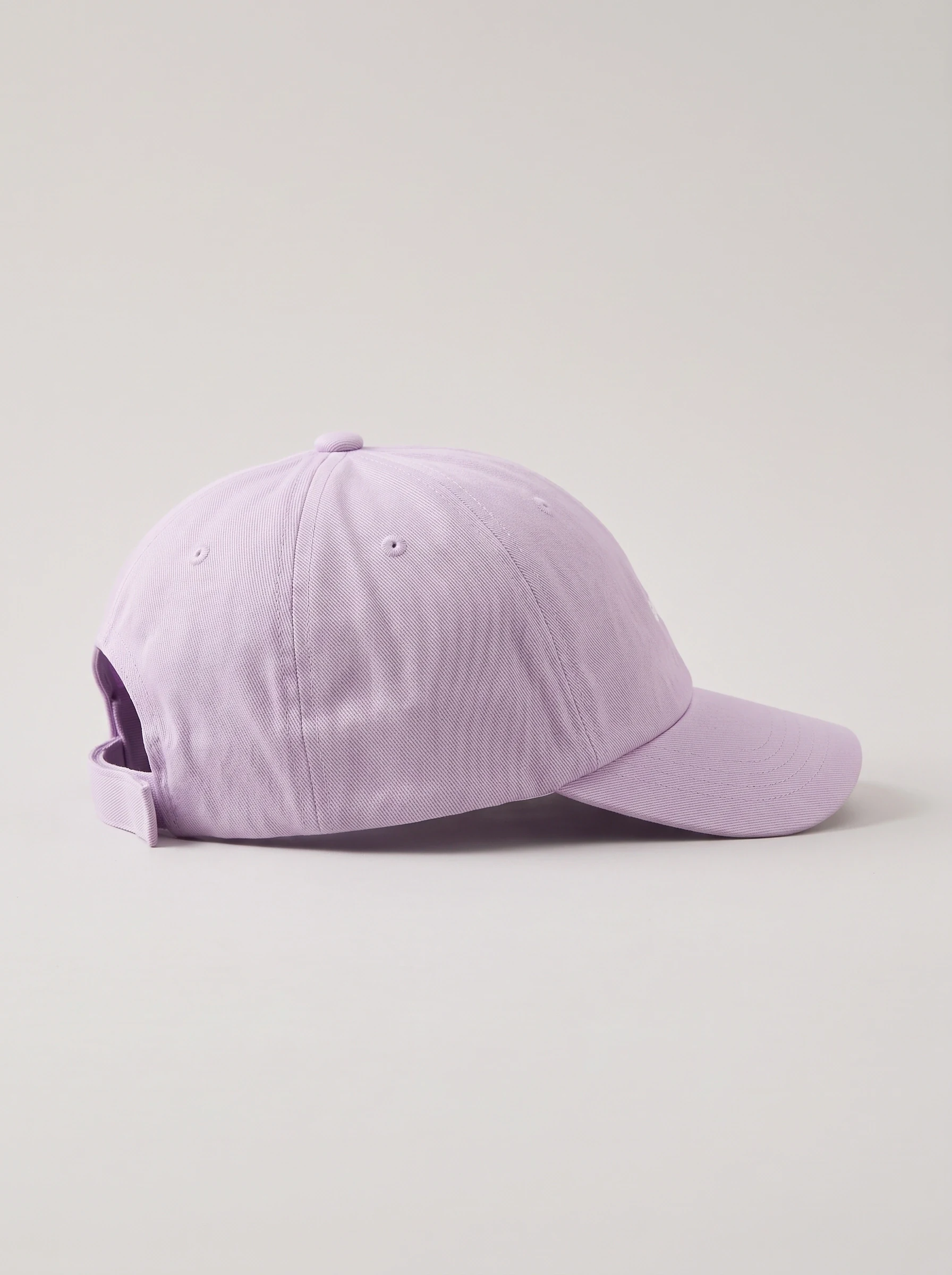 Lilac Short Brim Golf Cap, unisex caps, side view