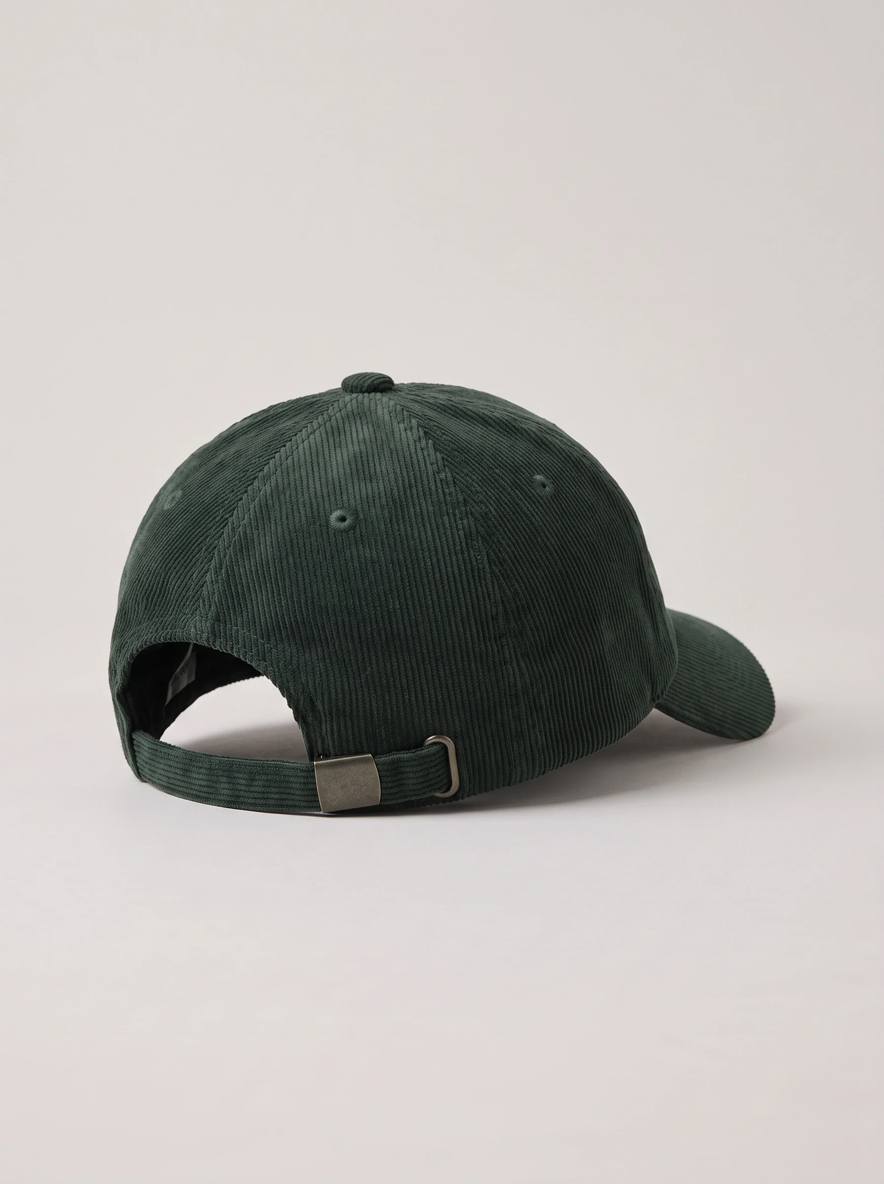 Forest Six Panel Cord Cap, unisex caps, back view