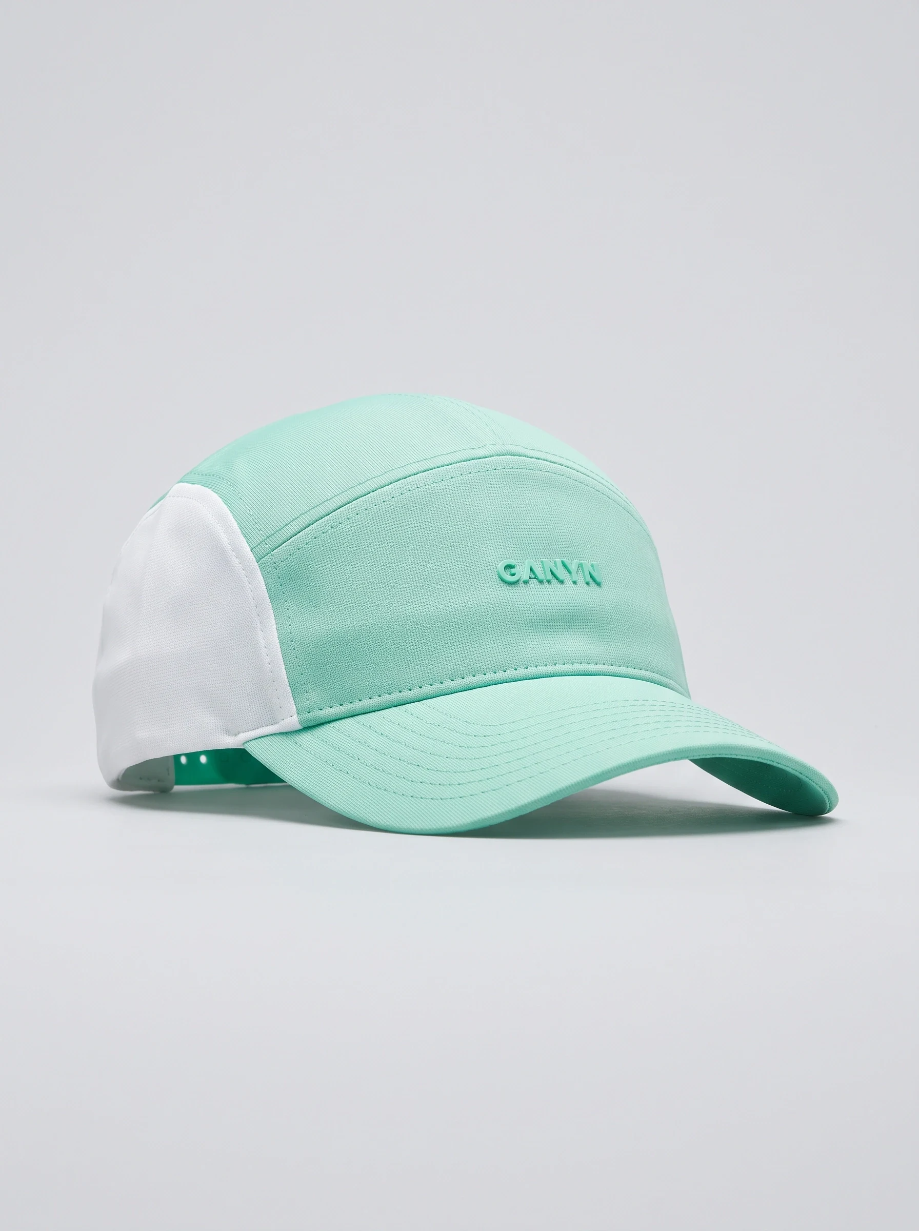 Mint Split Panel Golf Cap, unisex caps, front view