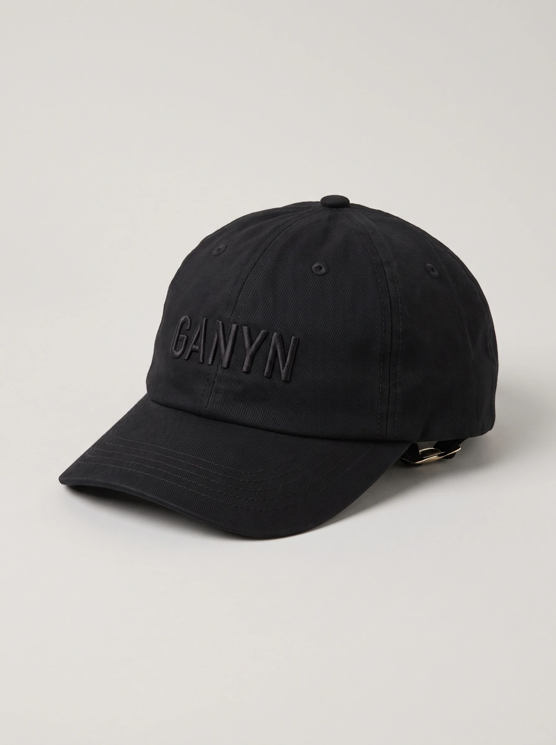 Black Low Profile Golf Cap, unisex caps, front view