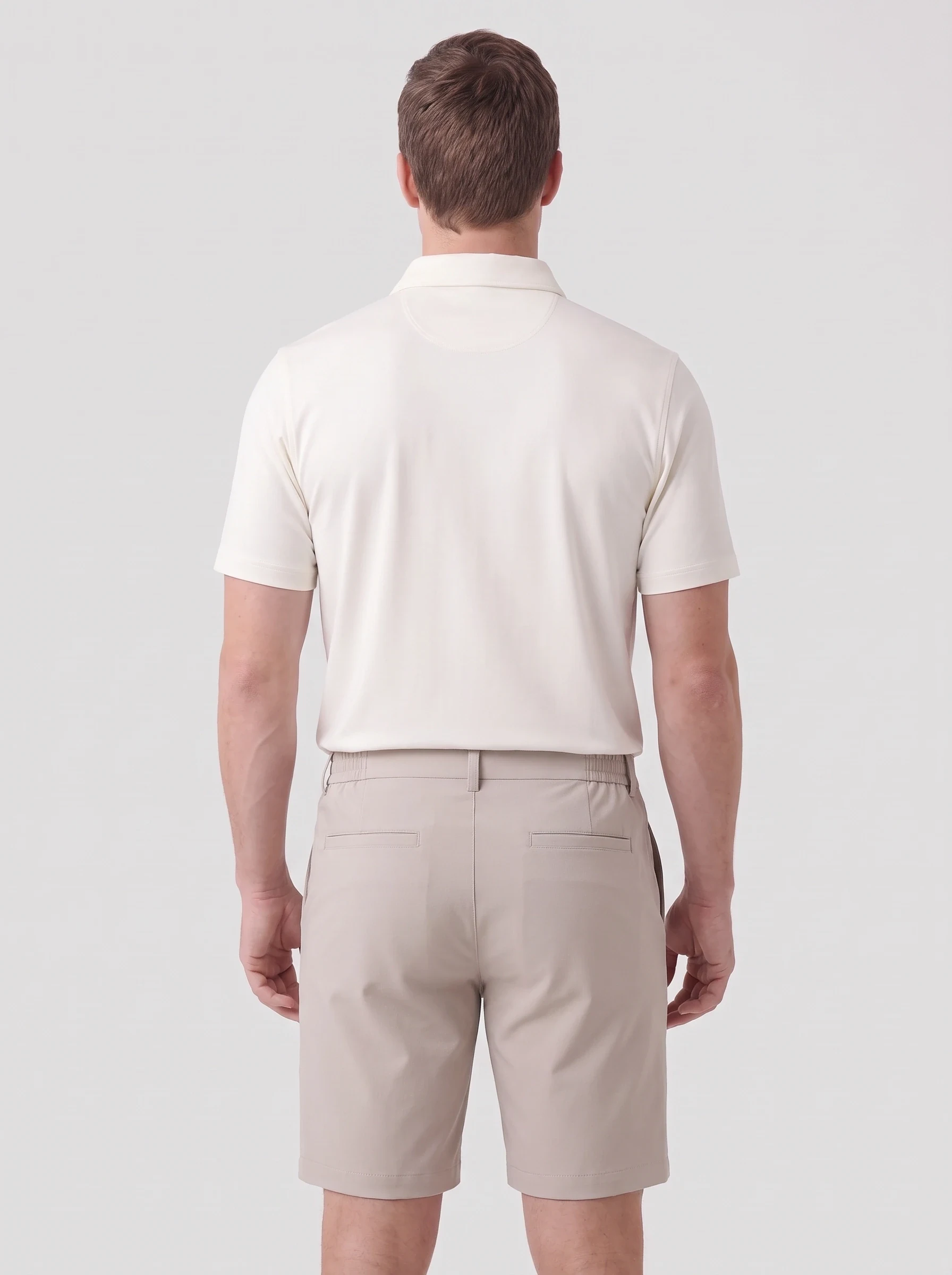 Stone Hybrid Waist Golf Short, men shorts, back view