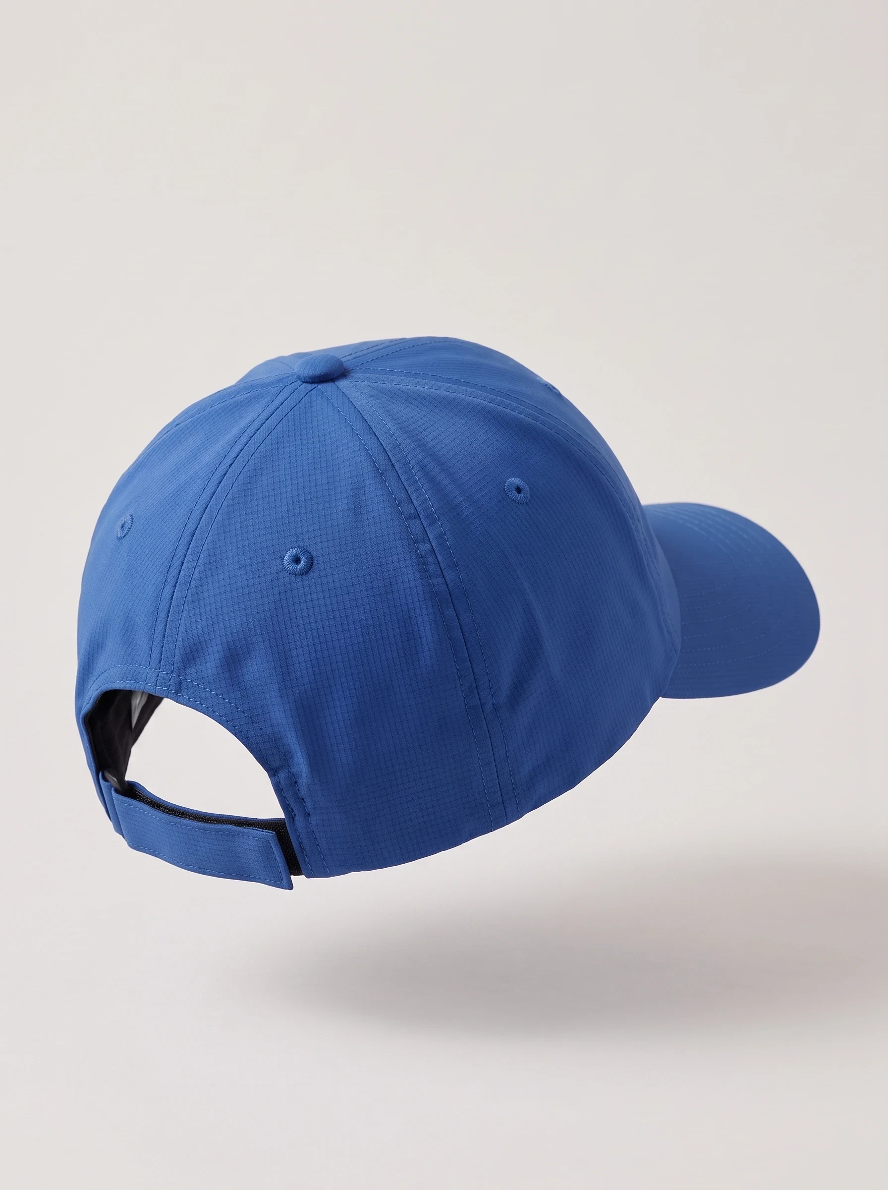 Cobalt Micro Ripstop Golf Cap, unisex caps, back view