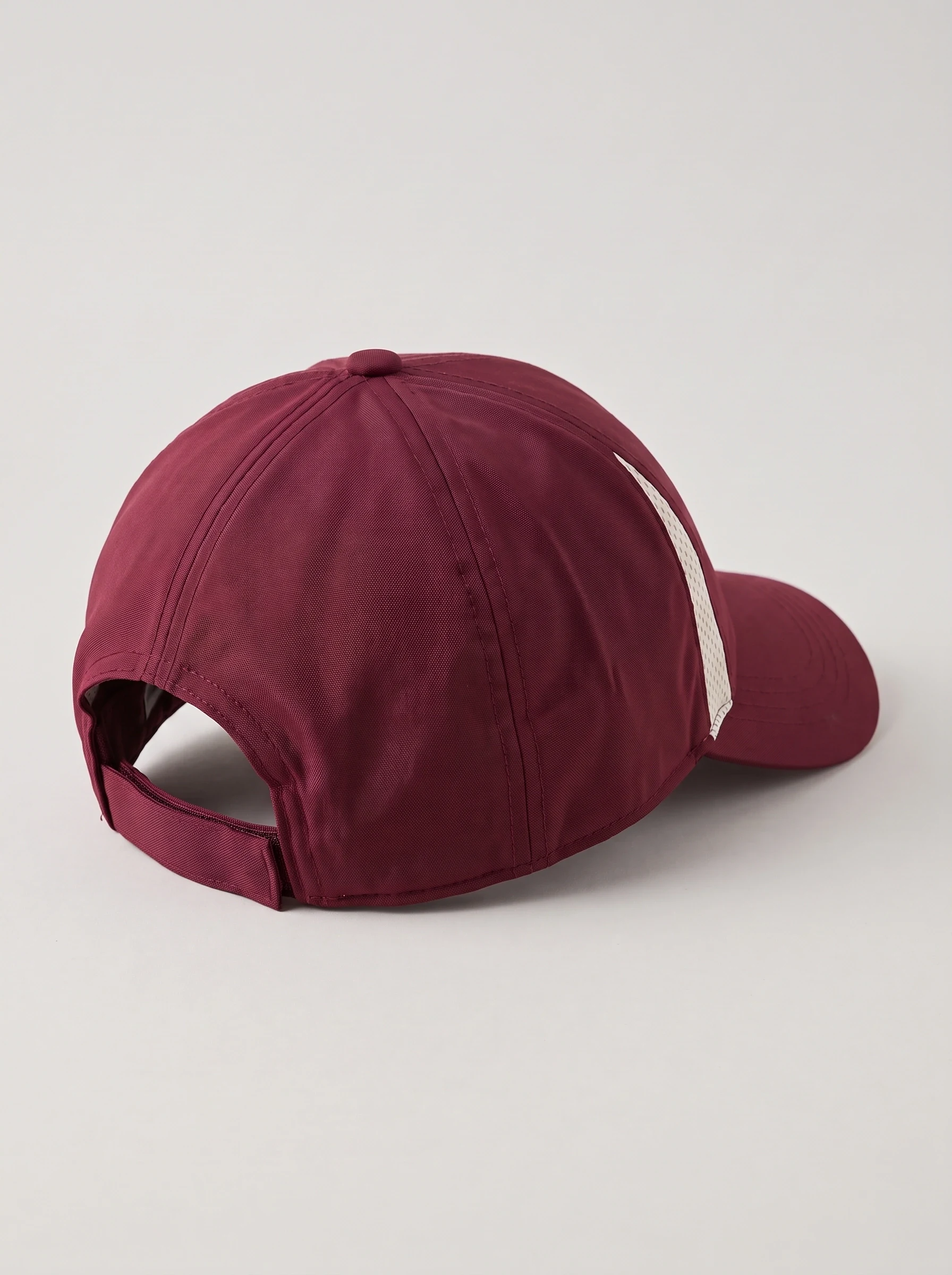 Wine Side Mesh Golf Cap, unisex caps, back view