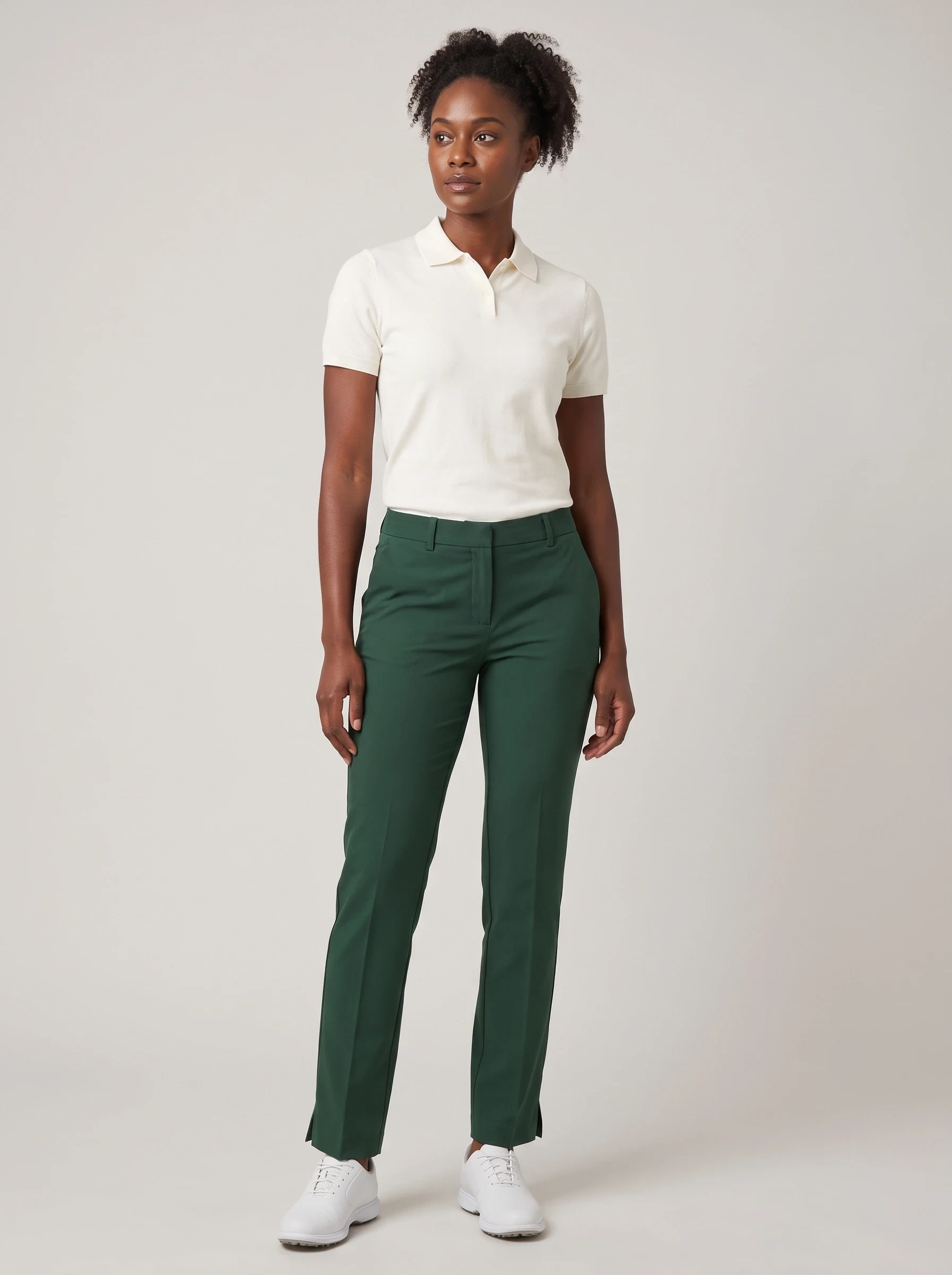 Forest Split Hem Slim Pant, women pants & trousers, front view