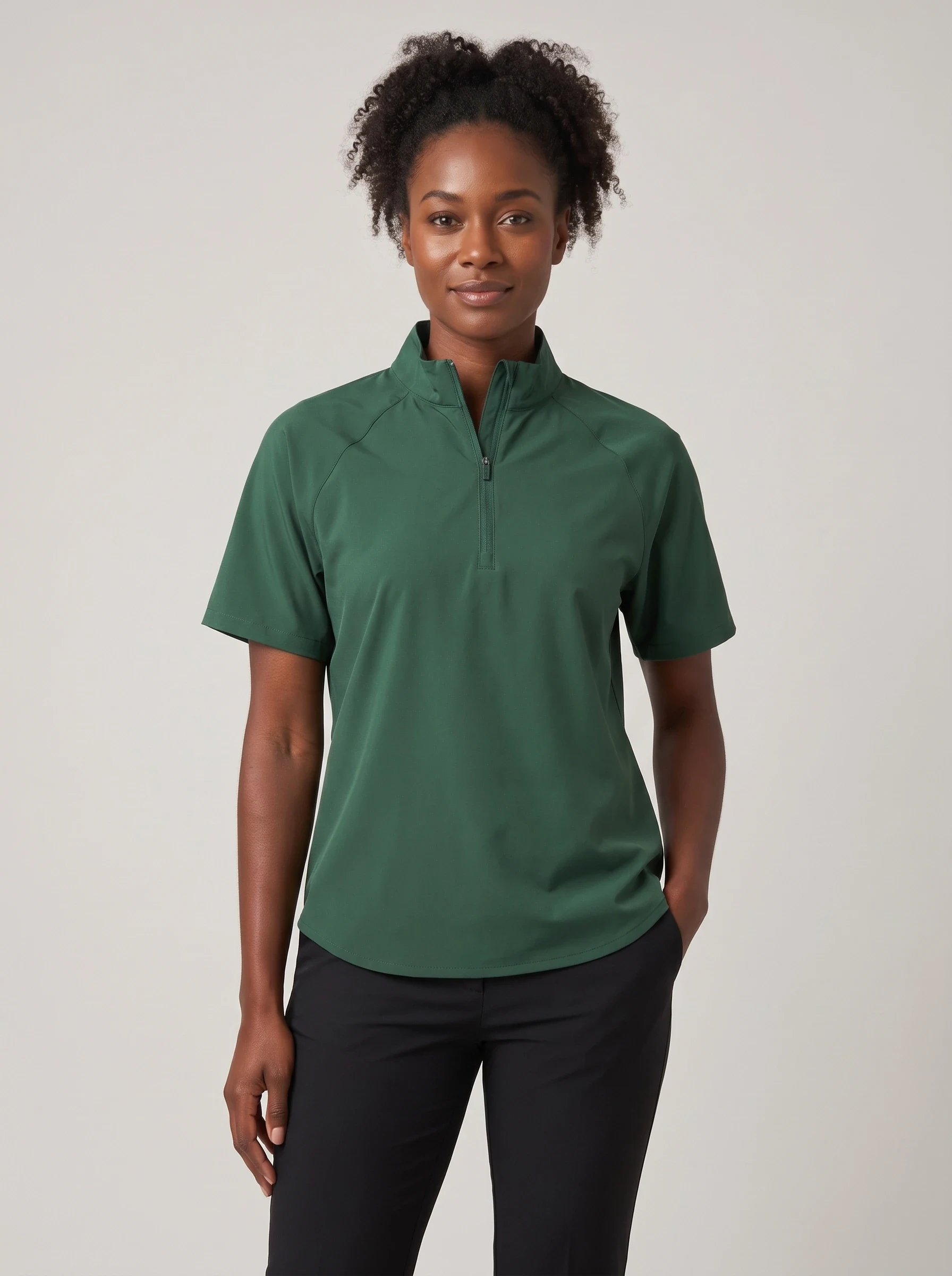 Forest Short Sleeve Wind Layer, women outerwear, front view