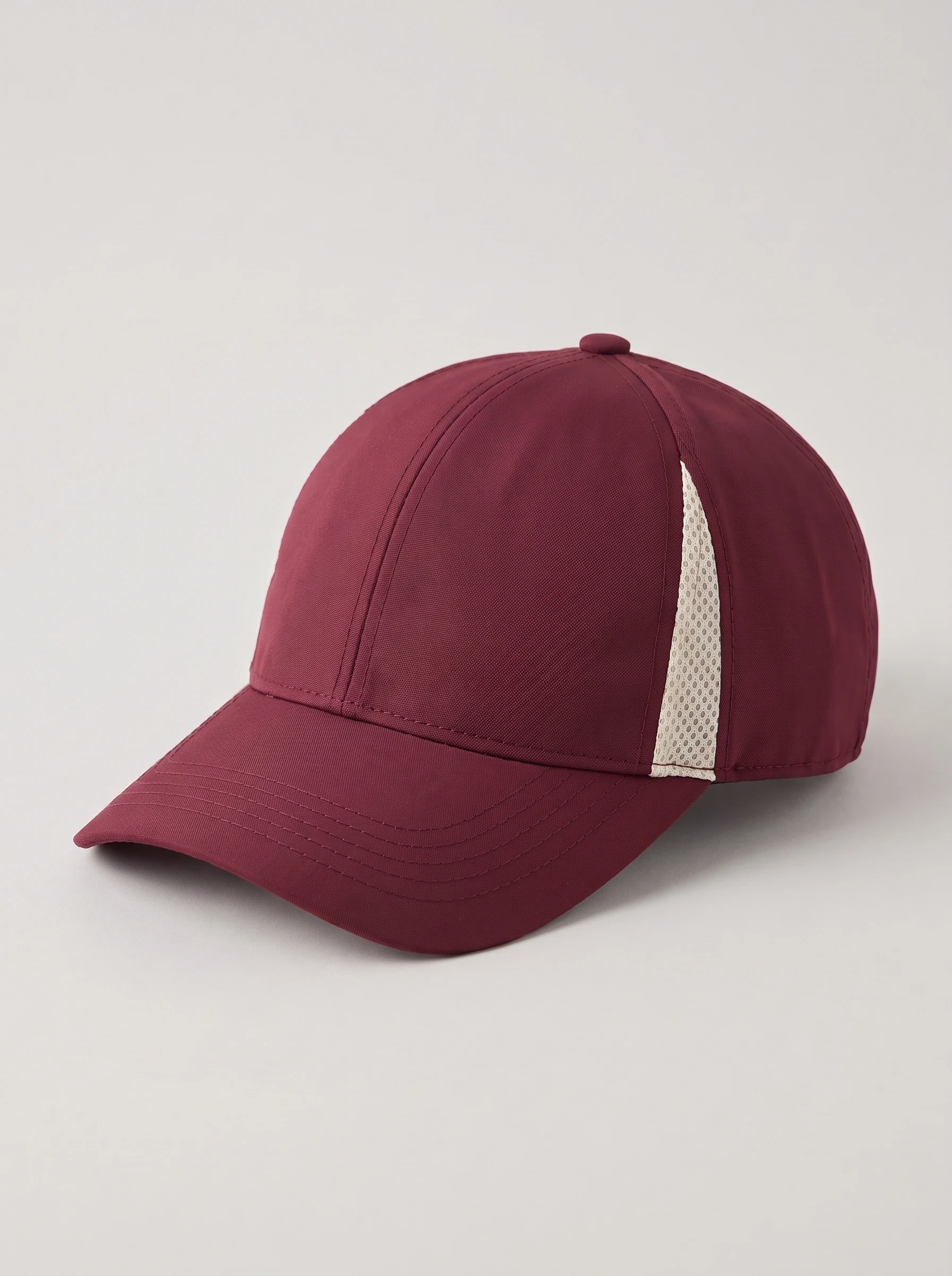 Wine Side Mesh Golf Cap, unisex caps, front view