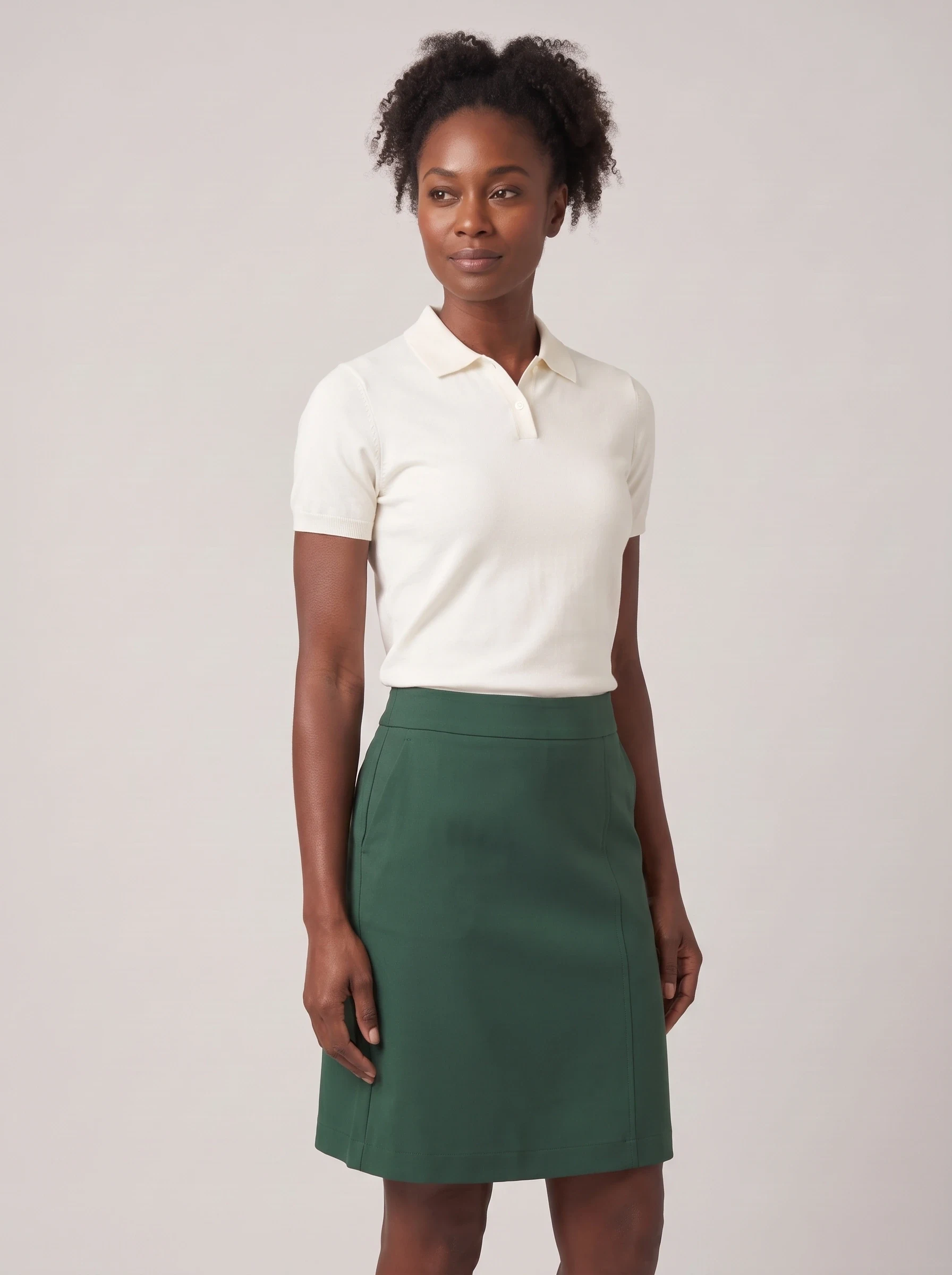 Forest A Line Golf Skirt, women golf dresses & skirts, side view