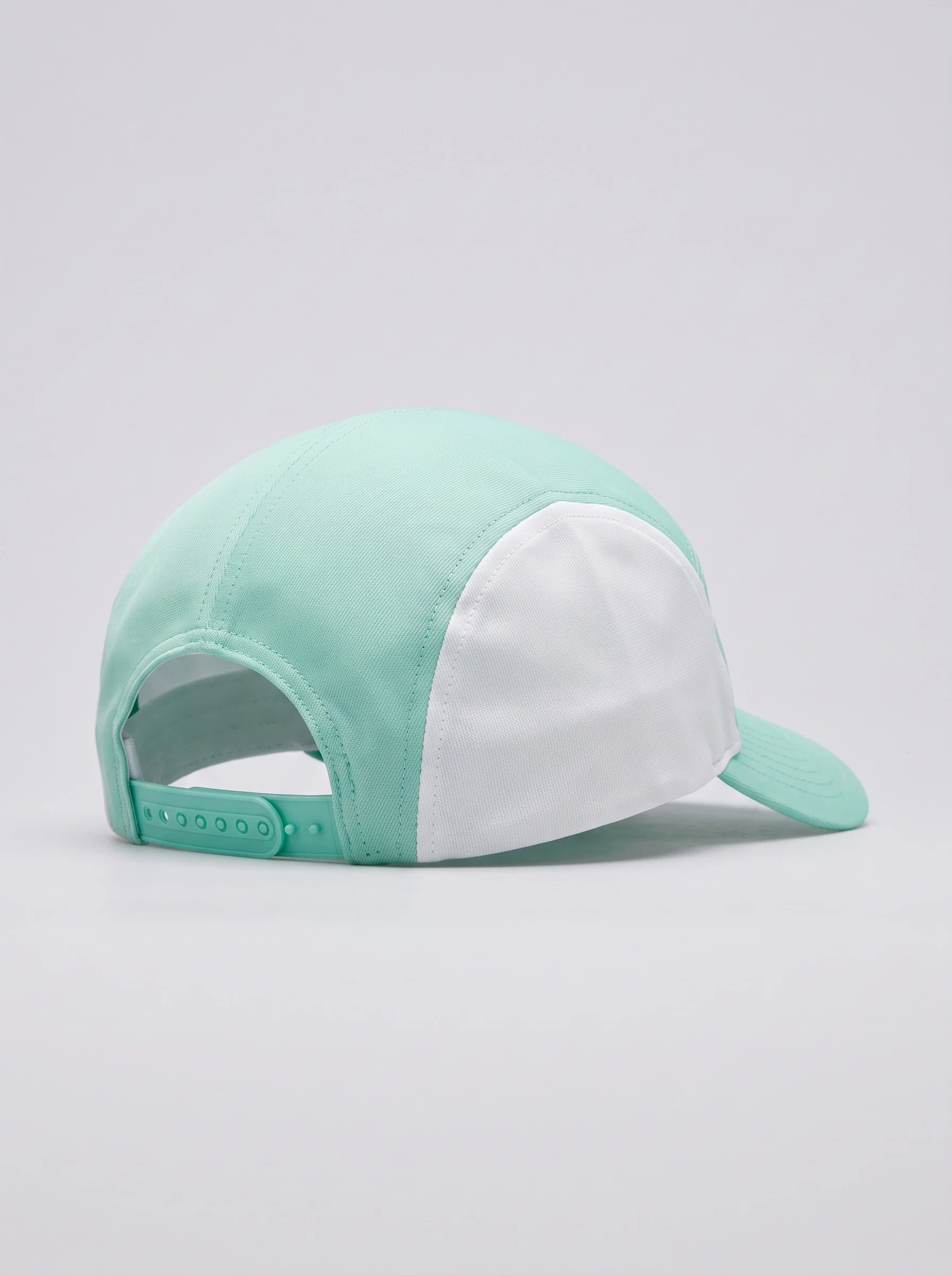 Mint Split Panel Golf Cap, unisex caps, back view