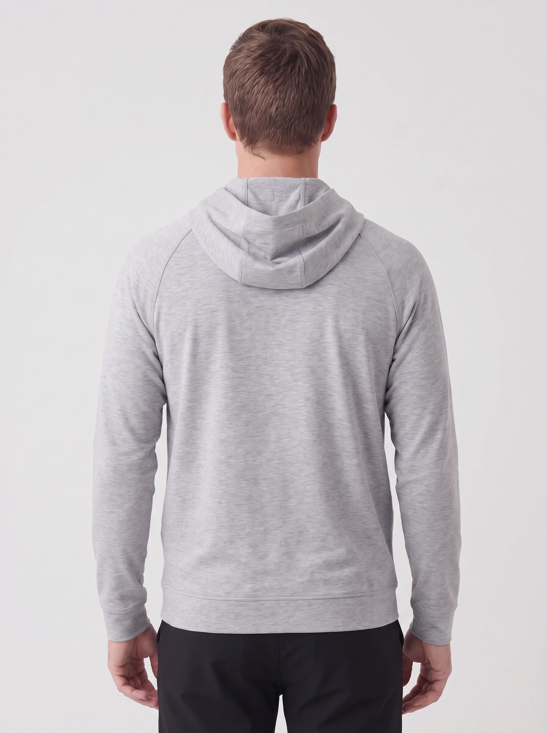 Ash Raglan Golf Hoodie, men hoodies, back view