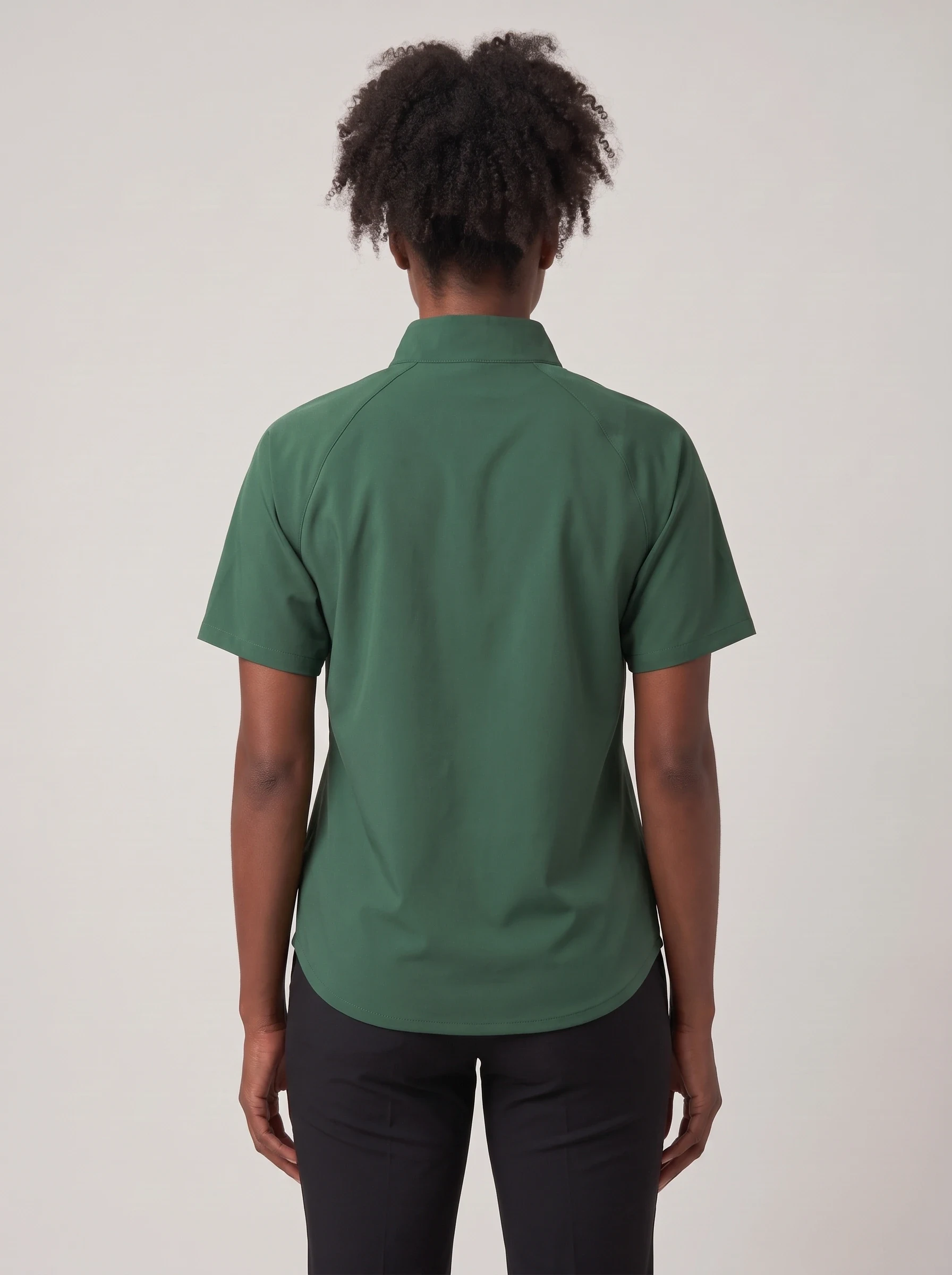 Forest Short Sleeve Wind Layer, women outerwear, back view
