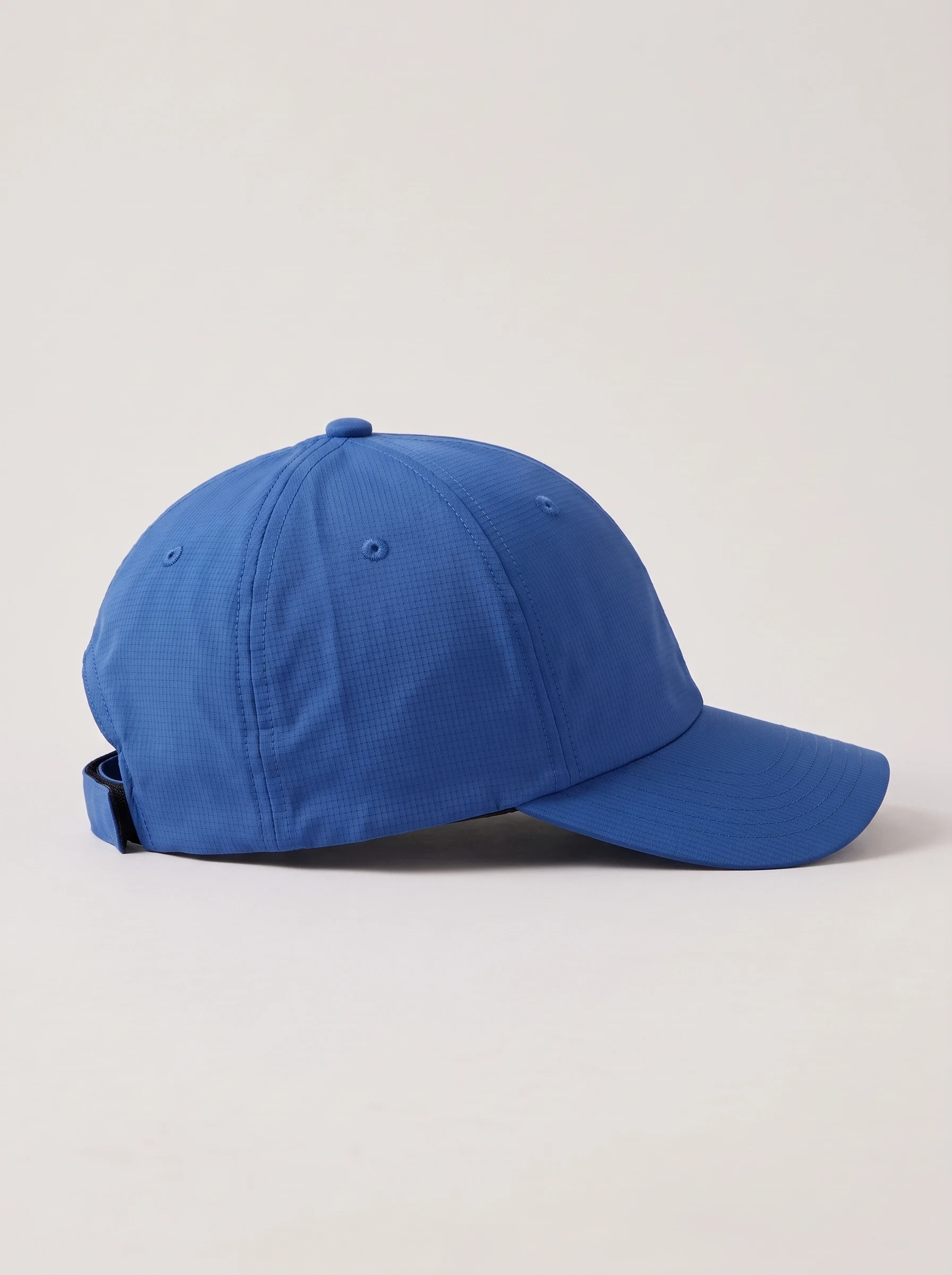Cobalt Micro Ripstop Golf Cap, unisex caps, side view