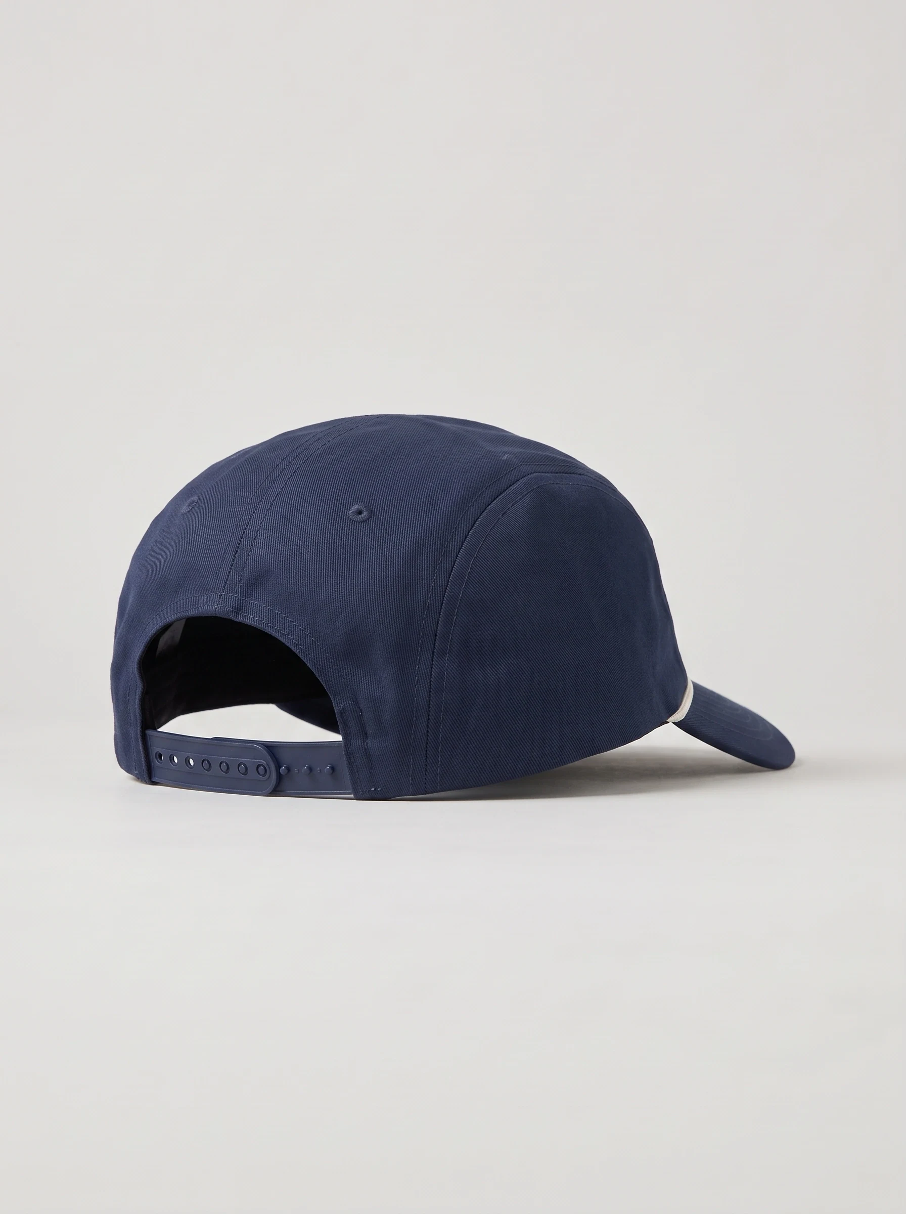 Navy Rope Brim Golf Cap, unisex caps, back view