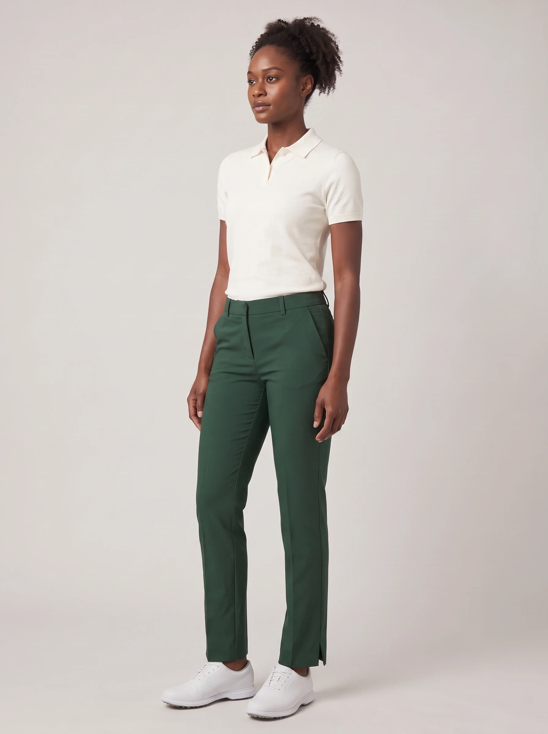 Forest Split Hem Slim Pant, women pants & trousers, side view