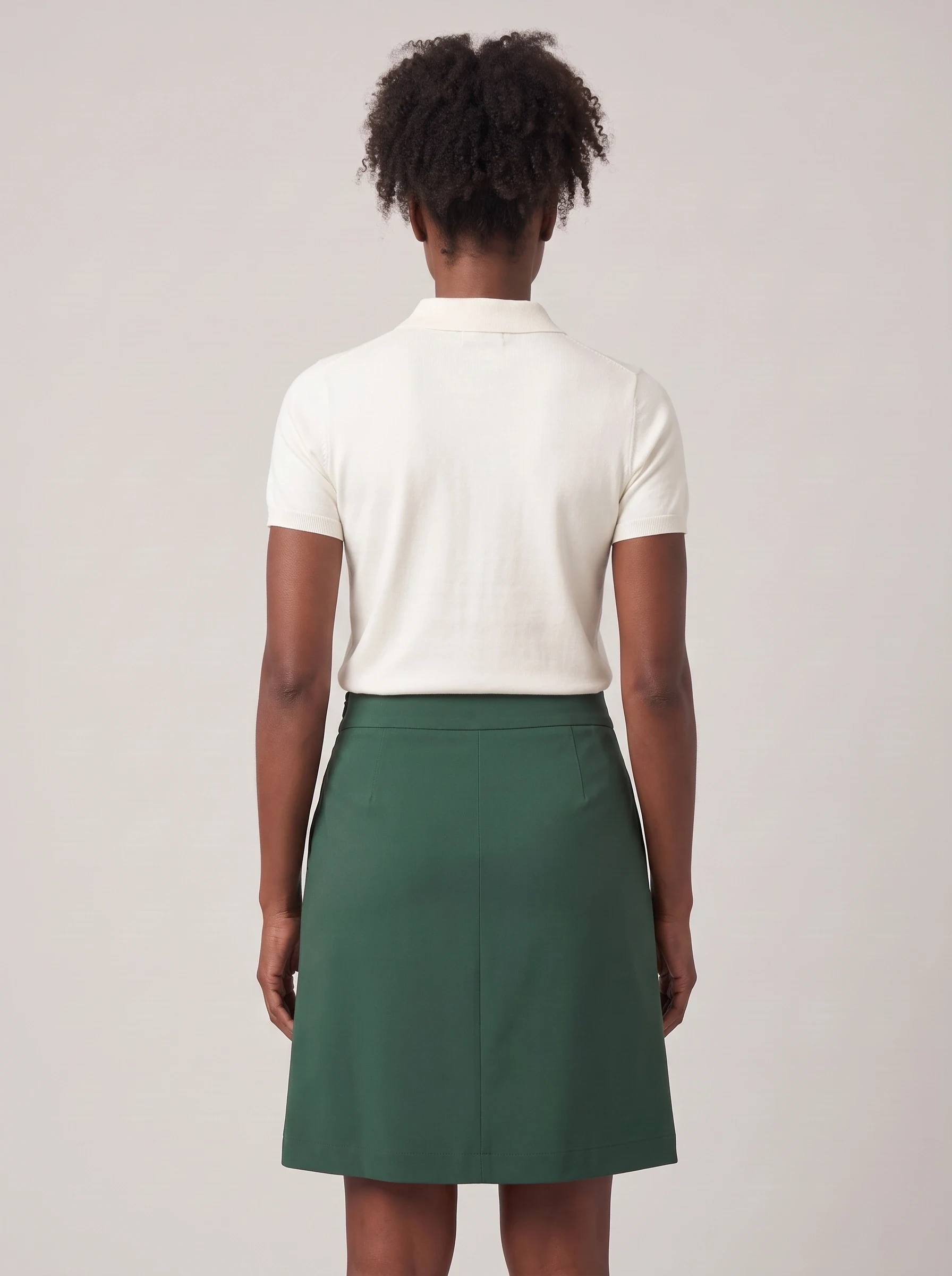 Forest A Line Golf Skirt, women golf dresses & skirts, back view
