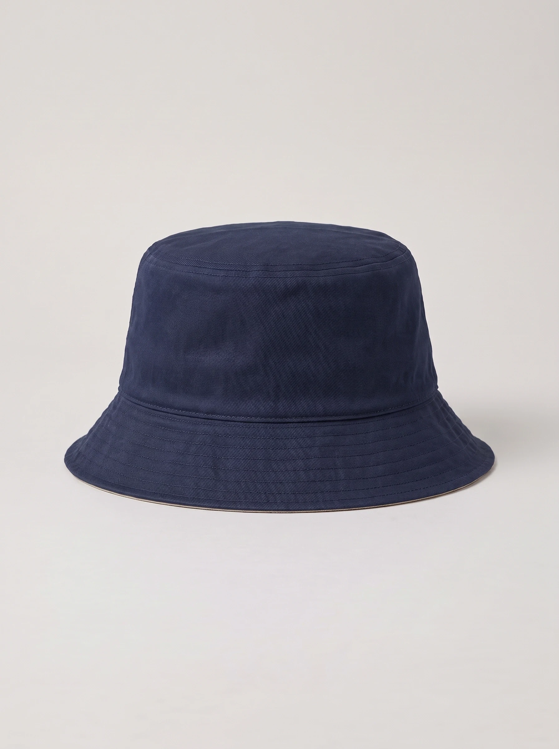 Navy Reversible Golf Bucket, unisex caps, back view