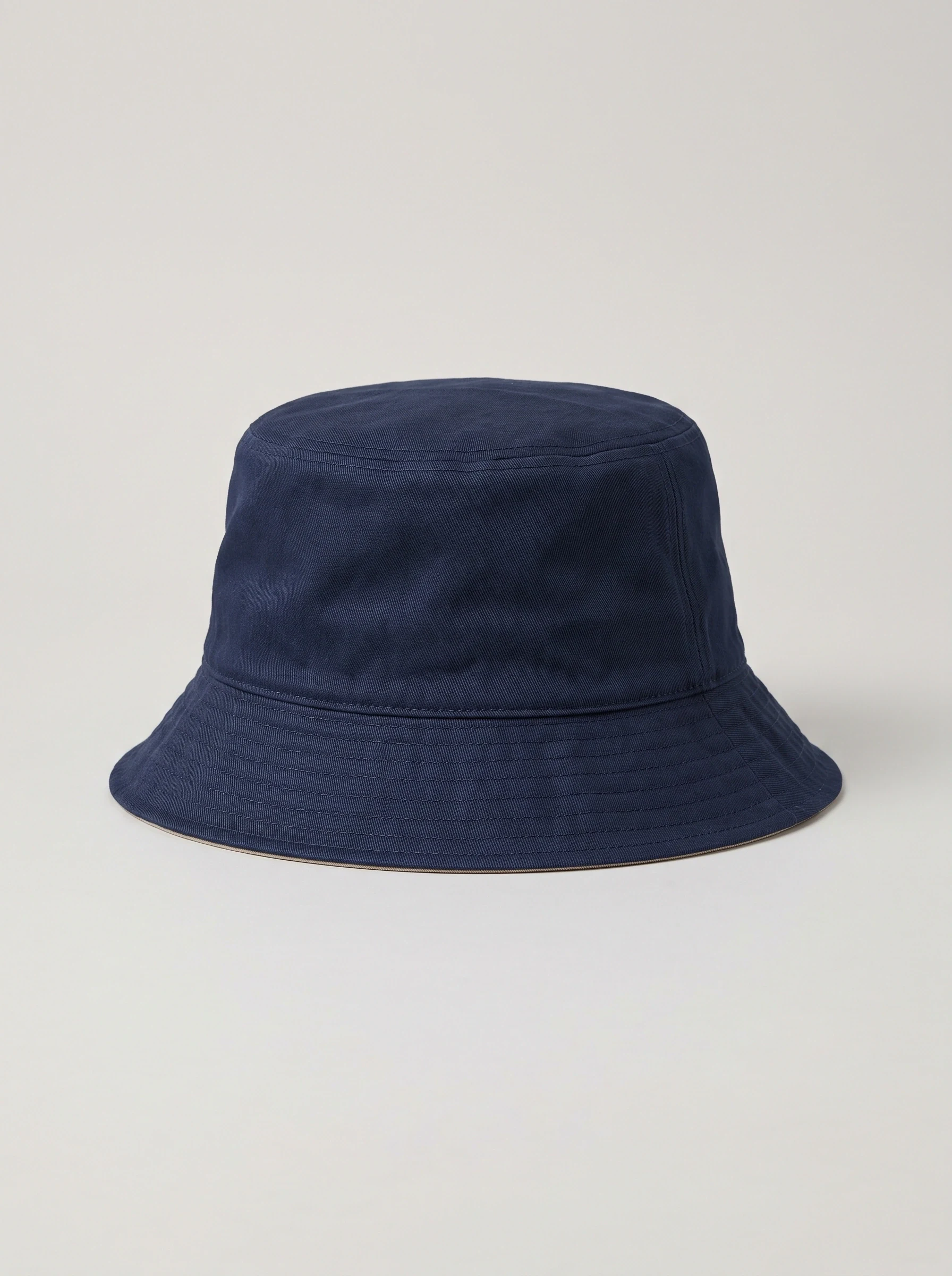 Navy Reversible Golf Bucket, unisex caps, front view