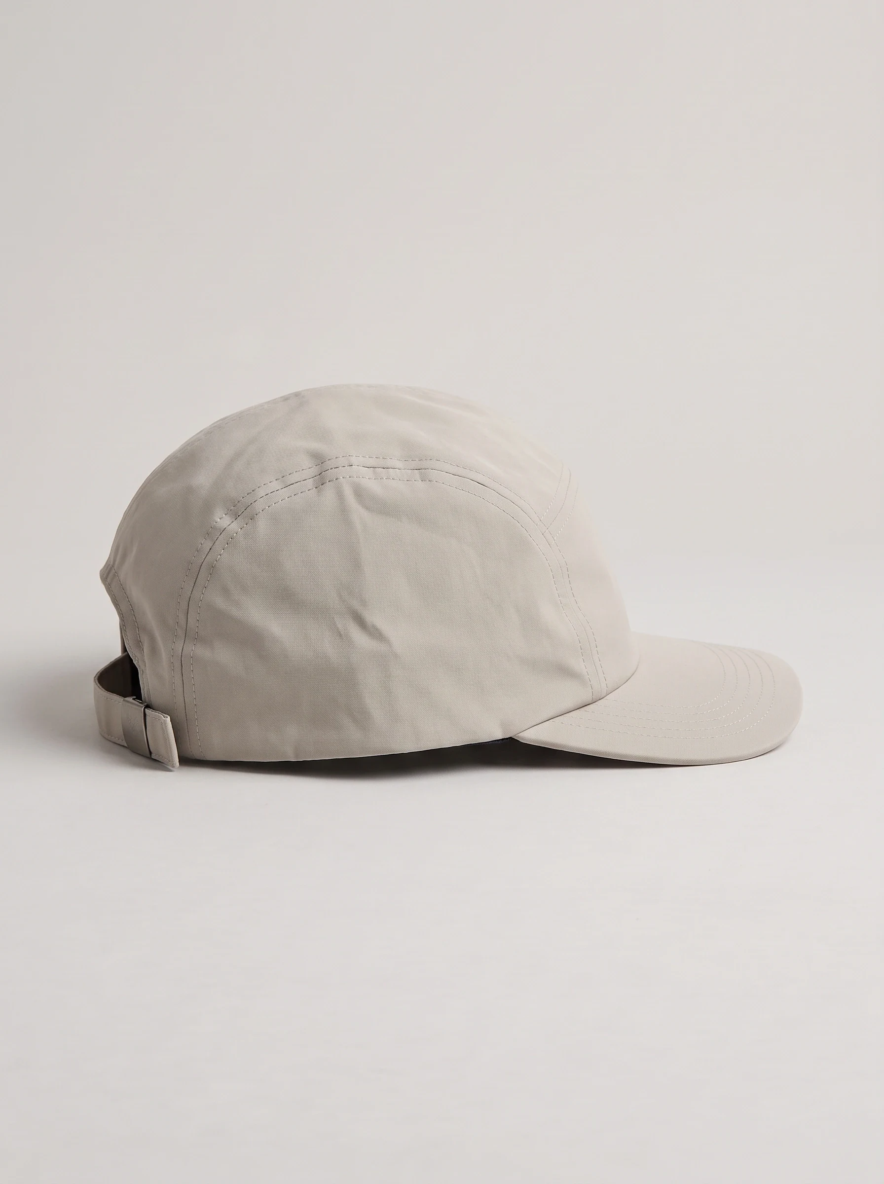 Stone Flat Crown Golf Cap, unisex caps, side view