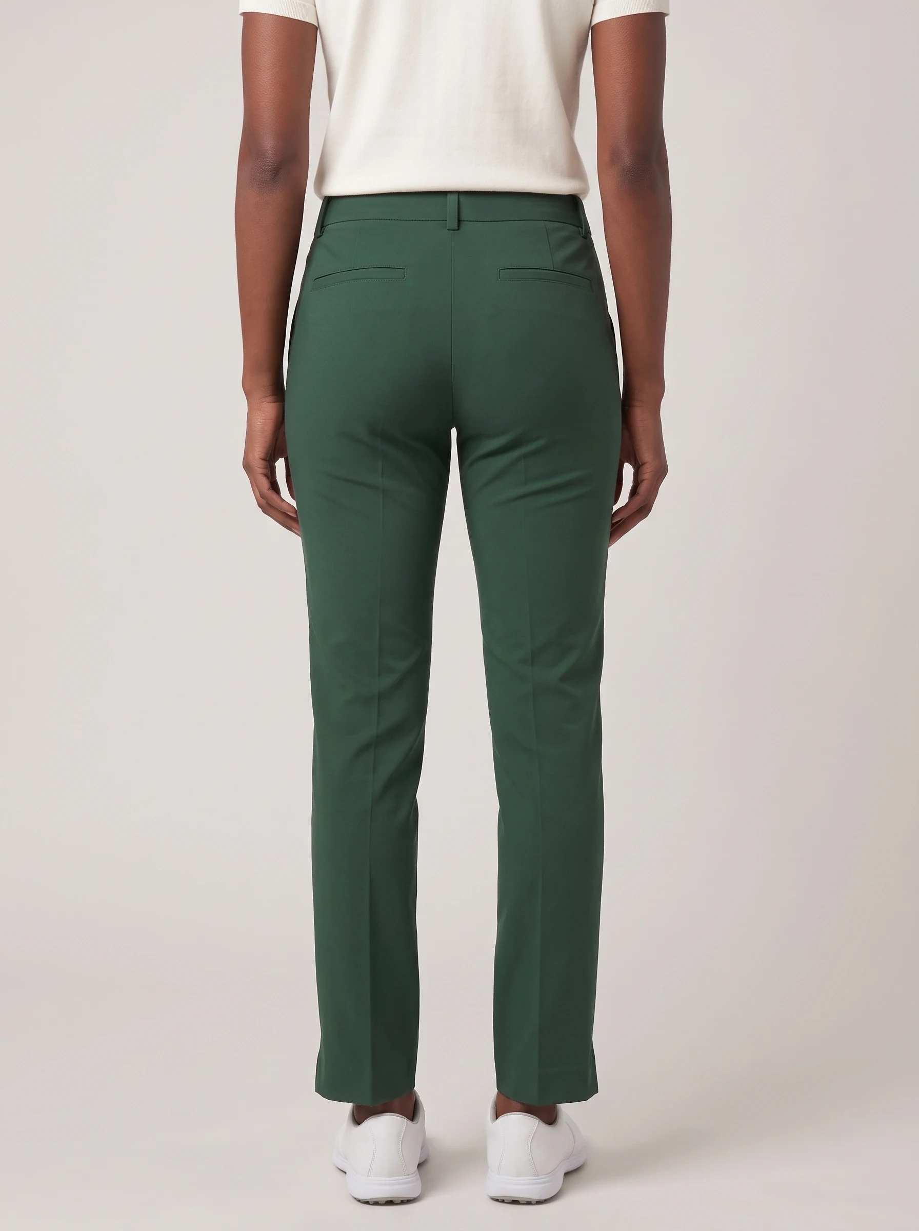 Forest Split Hem Slim Pant, women pants & trousers, back view