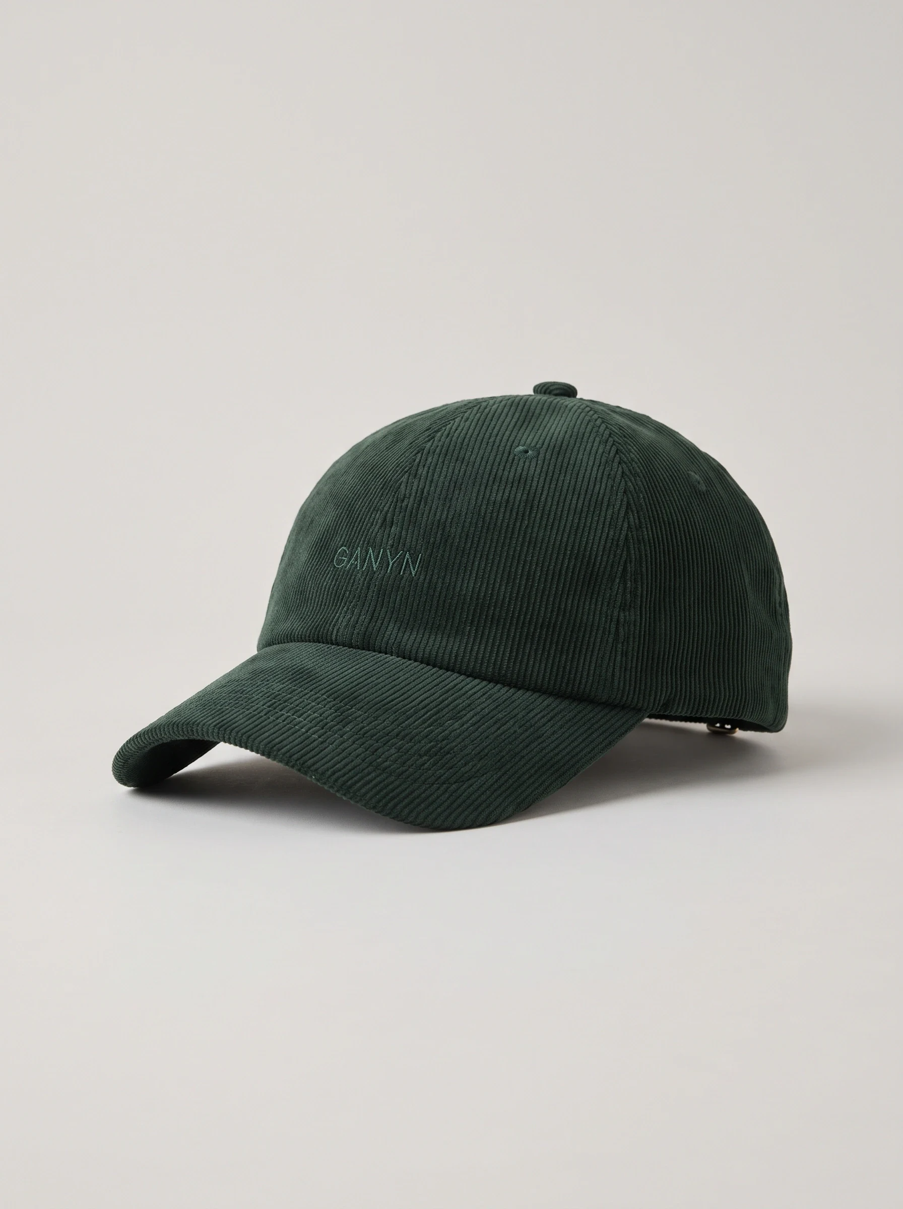 Forest Six Panel Cord Cap, unisex caps, front view