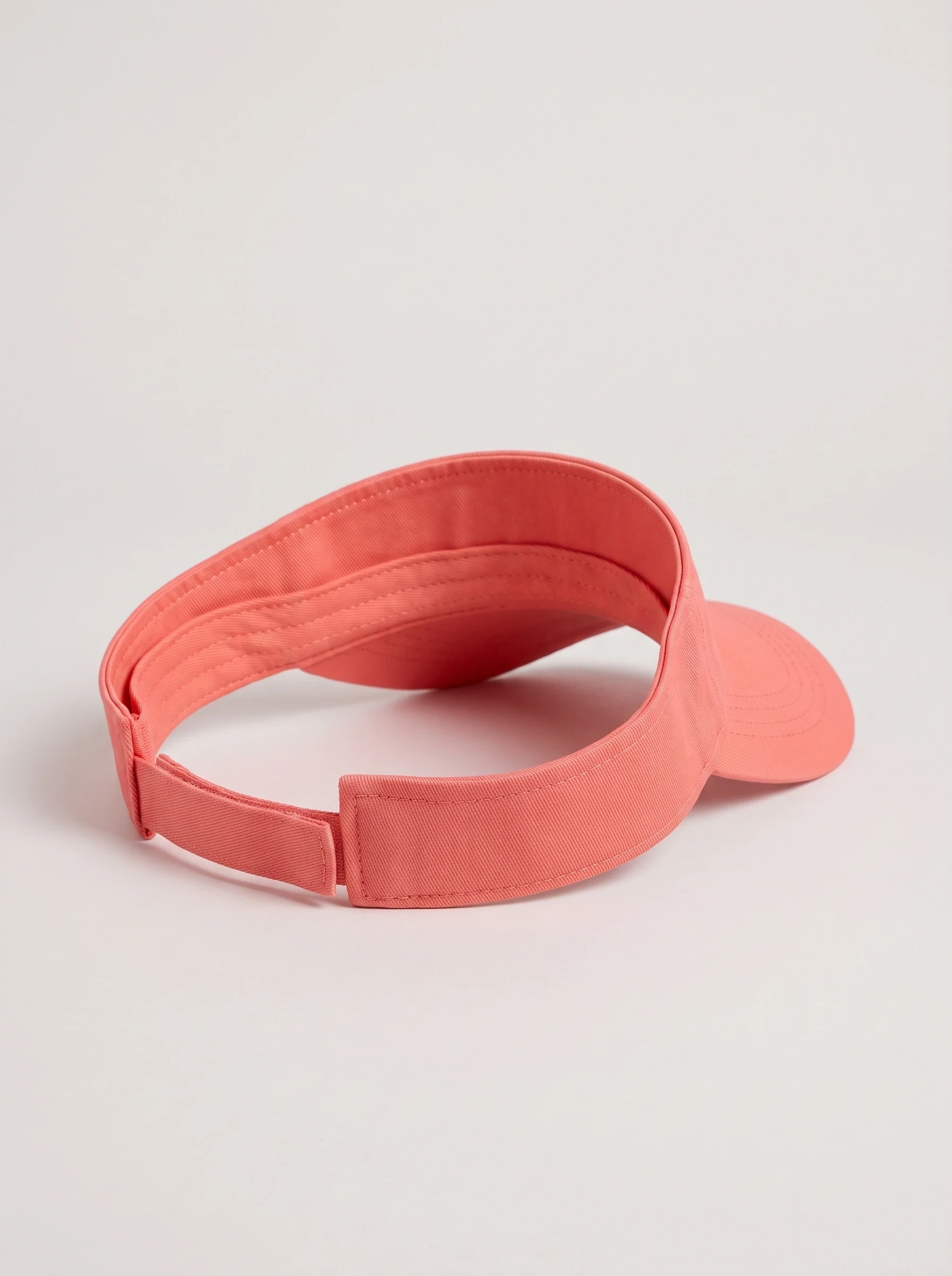 Coral Running Golf Visor, unisex caps, back view