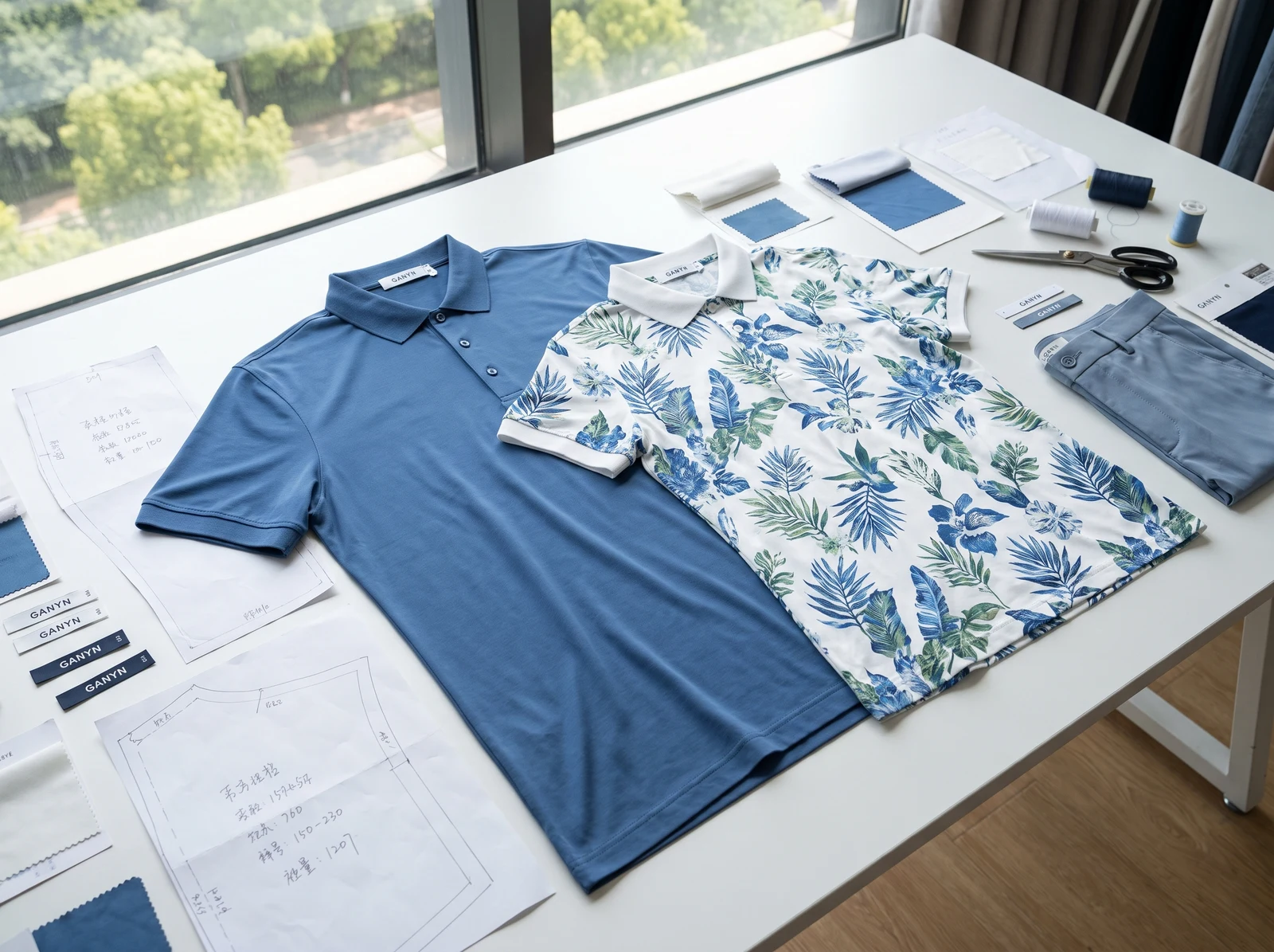 Golf apparel manufacturing for your business.