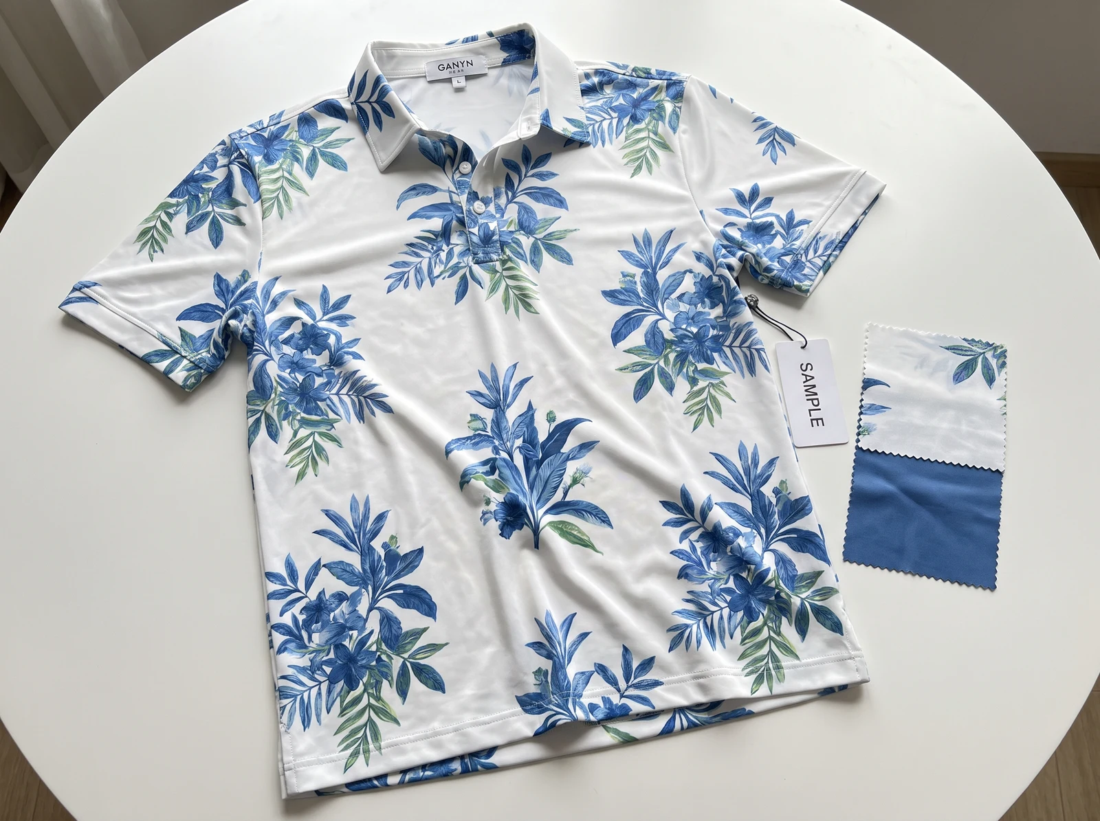 A sample to approve, before a production run.