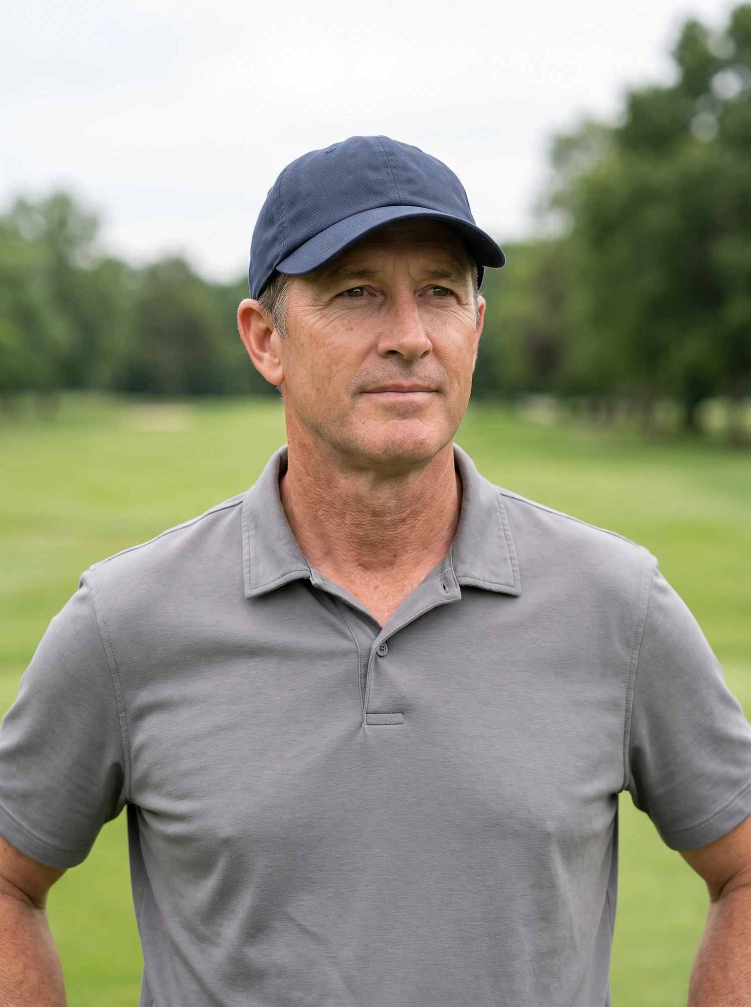 Signature Golf Cap — outdoor worn reference