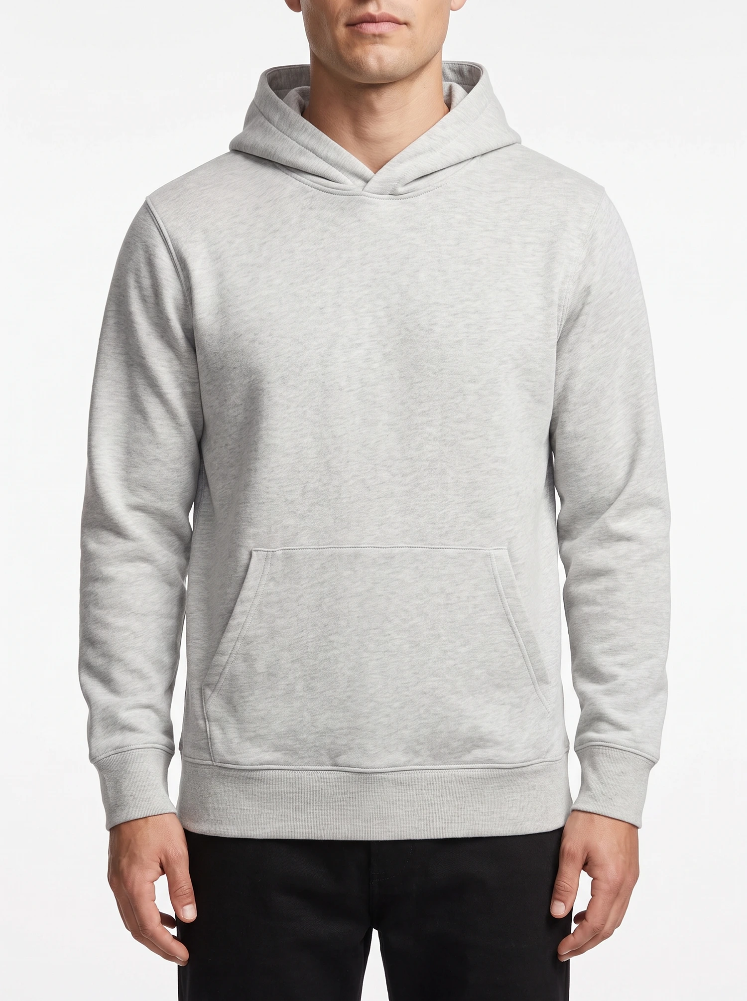 Course-to-City Hoodie — studio construction detail